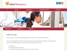 Tablet Screenshot of liberigroup.com